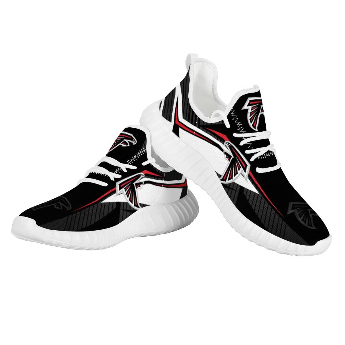 Women's Atlanta Falcons Mesh Knit Sneakers/Shoes 009